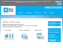 Tablet Screenshot of bluechip.at